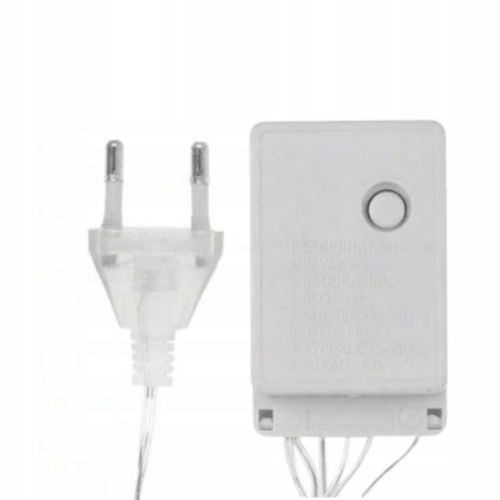 Lampki Sople Białe Choinkowe Świąteczne Zewnętrzne Ciepłe Blask 300 Led na Arena.pl