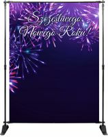 TŁO ścianka FOTO sylwester RÓŻNE WZORY nowy rok