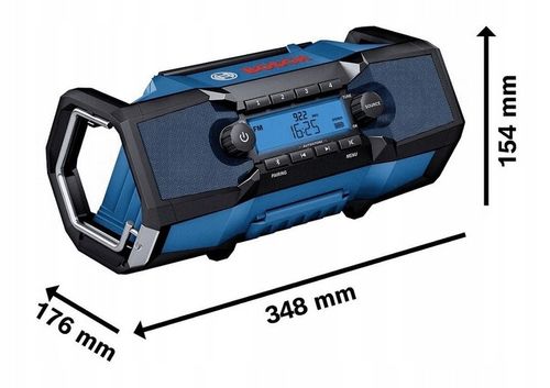 RADIO BUDOWLANE BOSCH GPB 18V-2 C Bluetooth Akumulatorowe ZASILACZ W na Arena.pl