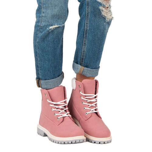 Różowe traperki r.41 na Arena.pl