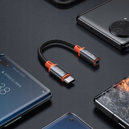 MCDODO ADAPTER USB-C MINI JACK 3,5MM PRZEJŚCIÓWKA KABEL AUX DO SAMSUNG DAC na Arena.pl