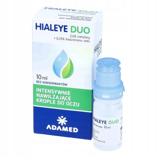 HIALEYE DUO Intensywnie nawilżające krople do oczu 10 ml zdjęcie 3