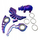 KEYRAMBIT BRELOK DO KLUCZY KEYSPINNER MEGA ZESTAW HIPO SPINNER DINO MIDNIGH