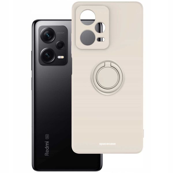Spacecase Silicone Ring Redmi Note 12 Pro 5G Bone zdjęcie 2