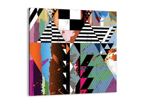 Obraz Na Płótnie - Kompozycja Figury - 40X40 Cm - Ac40X40-3636 na Arena.pl