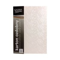 karton ozdobny frost perłowa biel 230g (20) 9470