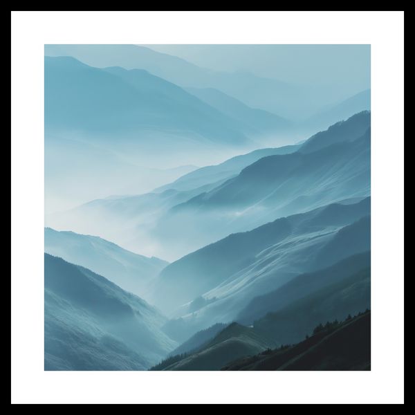 Plakat 30x30cm Między Chmurami zdjęcie 3