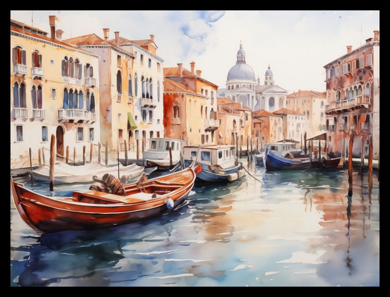 Plakat 40x30cm Wenecka Impresja zdjęcie 2