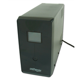 EnerGenie | UPS z USB i wyświetlaczem LCD, Czarny | 1200 VA