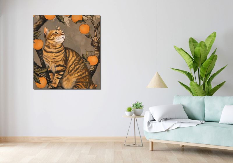 Obraz 90x100cm Gdzie z Tymi Łapami zdjęcie 2