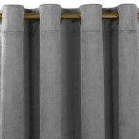 CURT/HOM/VILA/VELVET/EYELETS/G/CHARCOAL/135x245