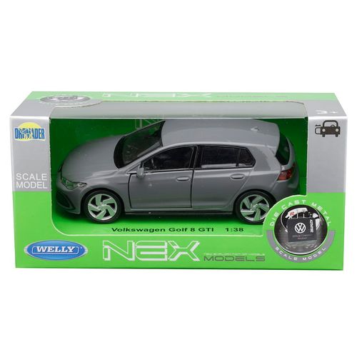 Model 1:34, VW Golf 8 GTI, szary na Arena.pl