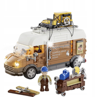 LUMIBRICKS Carpenter's Cart Życie na Farmie zestaw klocków VAN 496szt