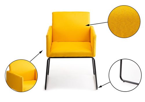 Krzesło Sitta Black Yellow na Arena.pl