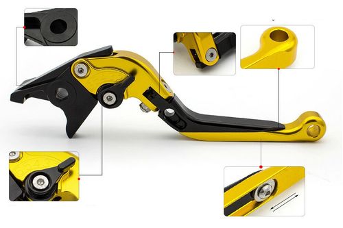 Klamki CNC ŁAMANE REGULOWANE, Yamaha MT-09, MT09  Tracer, 2013-2020r. na Arena.pl