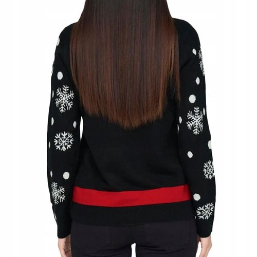 JDY Lucia damski czarny sweter świąteczny S na Arena.pl