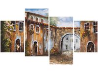 140CM 70 OBRAZ UROKLIWA ULICZKA ŚCIENNY