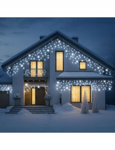 SOPLE 300 LED KURTYNA ŚWIETLNA ZEWNĘTRZNA BIAŁY ZIMNY FLASH 12M IP44 na Arena.pl
