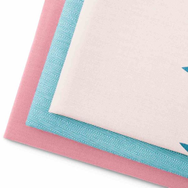 KIT/AH/LETTY/MIX/LEAVES/TURQ&PINKS/9PACK/50X70 zdjęcie 2