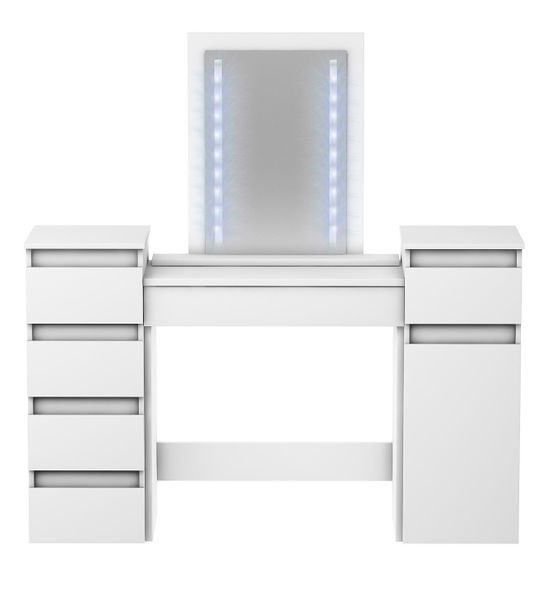 TOALETKA MEGAN 2 BIAŁA lustro LED zdjęcie 5