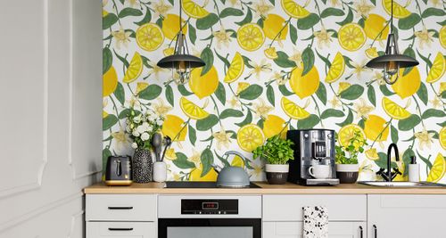 Tapeta Do Kuchni - Soczyste Cytryny na Arena.pl