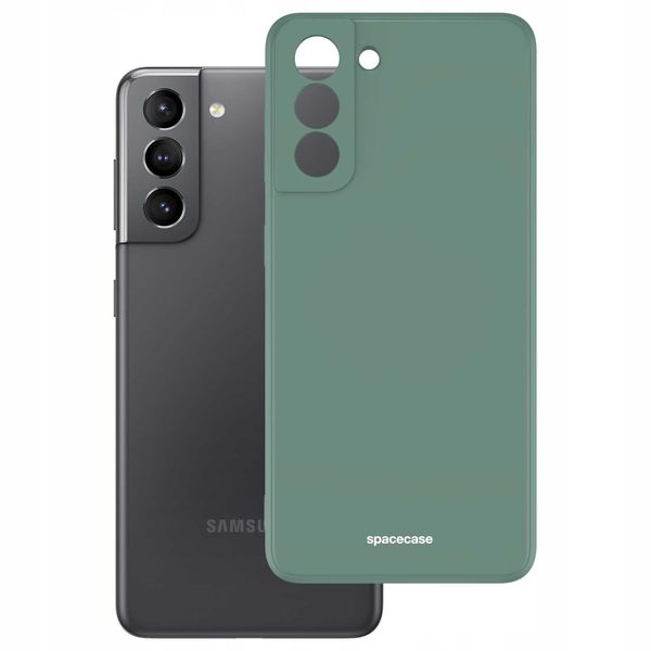 Spacecase Silicone Case Galaxy S21 Dark Green zdjęcie 2
