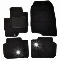 Dywaniki Welurowe Zestaw 4 sztuk Komplet do Mitsubishi Colt Z30 2004-2012