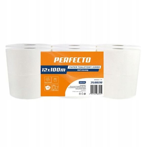 Perfecto papier toaletowy jumbo 100M zdjęcie 3