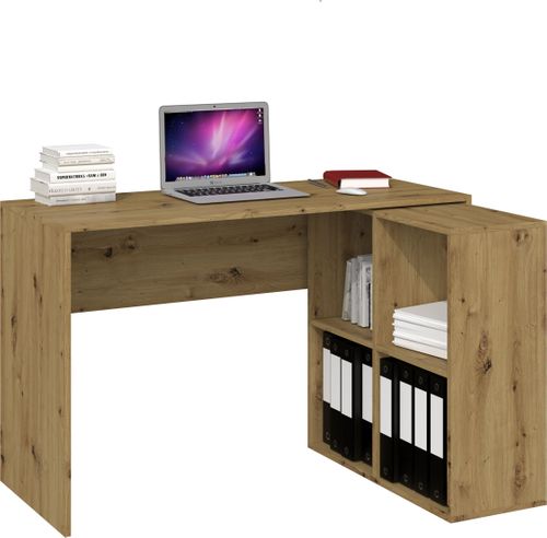 FUNKCJONALNE BIURKO PLUS NA LAPTOP DĄB ARTISAN na Arena.pl