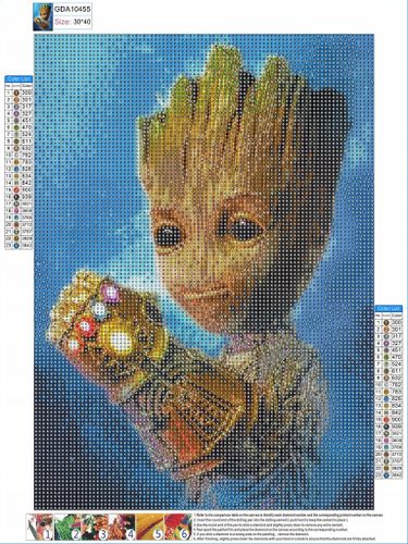 HAFT DIAMENTOWY MOZAIKA DIAMENTOWA 5D GROOT na Arena.pl