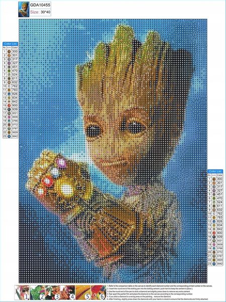 HAFT DIAMENTOWY MOZAIKA DIAMENTOWA 5D GROOT zdjęcie 2