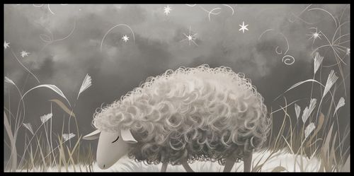 Plakat 91,3x44,5cm Bujna Owca na Arena.pl