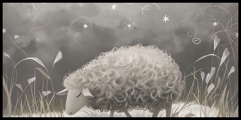 Plakat 91,3x44,5cm Bujna Owca zdjęcie 2