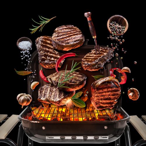 Grill Węglowy Ogrodowy EmaBend + Dmuchawa na Arena.pl