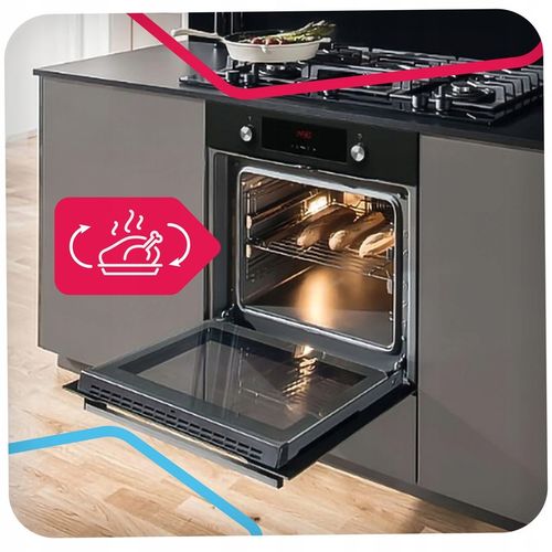 Piekarnik elektryczny do zabudowy Amica EB7541DB FINE 65L GRILL czarny na Arena.pl