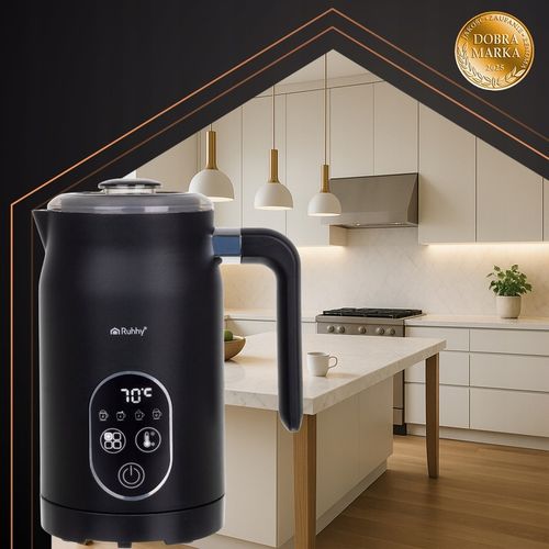 Spieniacz do Mleka Kawy Elektryczny Ruhhy 500W 4w1 Wyświetlacz LED BPA na Arena.pl