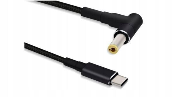 MicroConnect USB-C to DC 5,5*2,5mm 12V 5A, zdjęcie 1