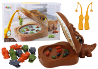 BRĄZOWY KROKODYLI GRA ŁOWIENIE  MAGNETYCZNA KROKODYL