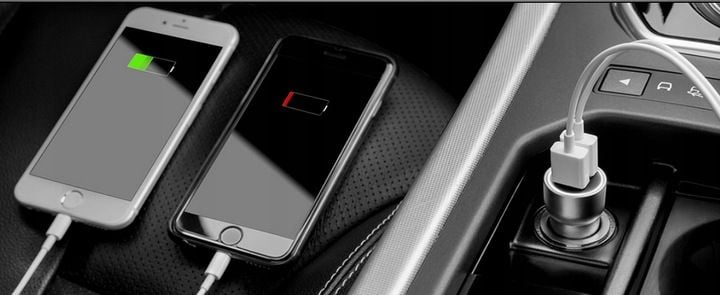 Ładowarka samochodowa Roidmi 2x USB CarCharger 18W zdjęcie 3