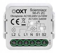 ŚCIEMNIACZ WIFI TUYA SMART MODUŁ OXT MINI DOPUSZKOWY 2 OBOWDY DIMMER