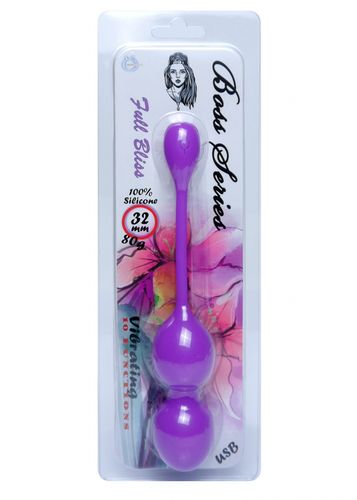 vibrating kegel balls 32mm 80g purple 10 function usb   b   series na Arena.pl
