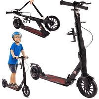 Hulajnoga Składana z Uchwytem na Bidon Pasek Hamulec Amortyzacja