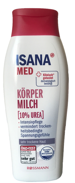 ISANA Urea mleczko do ciała 10% mocznik zdjęcie 1