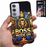 ETUI DO OPPO A80 5G - BOSS LEW Z KORONĄ NA TARCZY CASE + FOLIA
