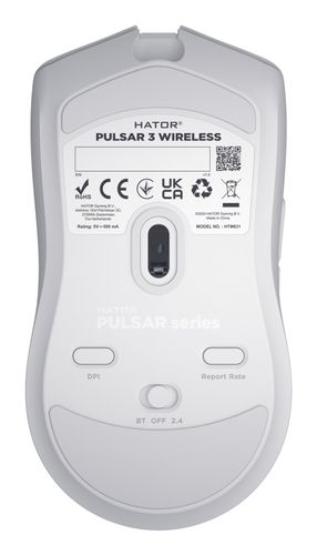 Myszka HATOR Pulsar 3 Wireless (biała) na Arena.pl