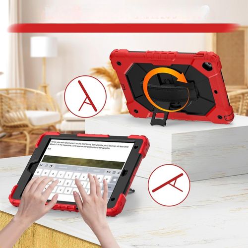 Pancerne Etui do iPad 7/8/9 Generacji 10.2 Cali Czerwone na Arena.pl