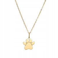 Złota Zawieszka Łapa Psa Pr.585