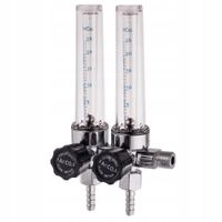 Rotametr do Reduktora Podwójny ARGON CO2 MIX M14 Reduktor Ciśnienia