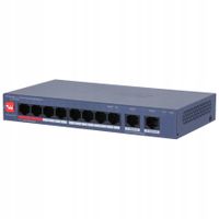 SWITCH POE 8xPoE +2x Uplink 10/100/1000Mbps Dahua CS4010-8ET2GT-110 CCTV