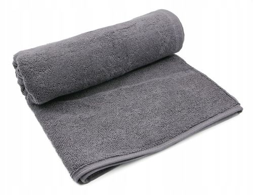 RĘCZNIK KĄPIELOWY DUŻY RĘCZNIK HOTELOWY BAWEŁNIANY GRUBY 906 SZARY na Arena.pl